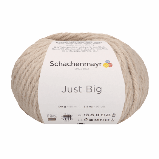 Schachenmayr Just Big 100g, 97009, color sand mottled 5