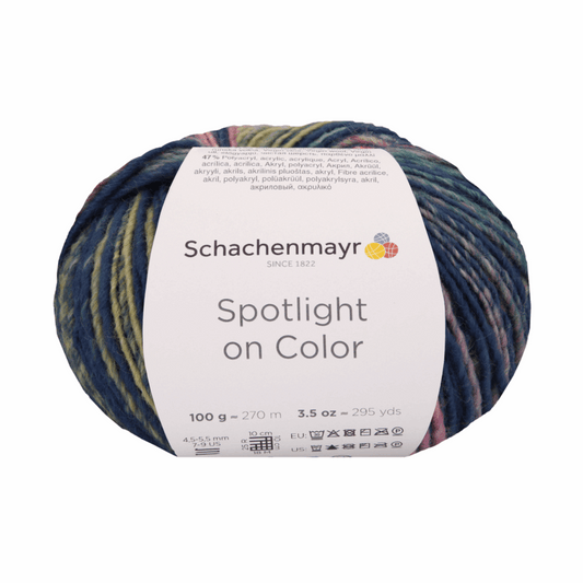 Schachenmayr Spotlight on color 100g, 97010, color denim color 84