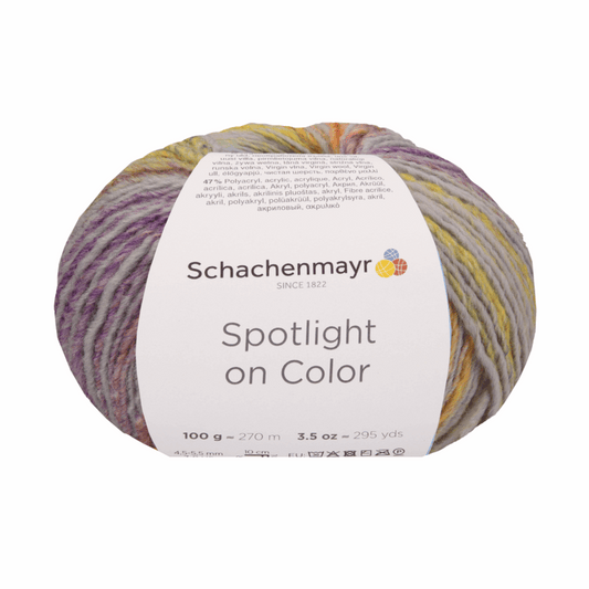 Schachenmayr Spotlight on Farbe 100g, 97010, Farbe platin Farbe 85