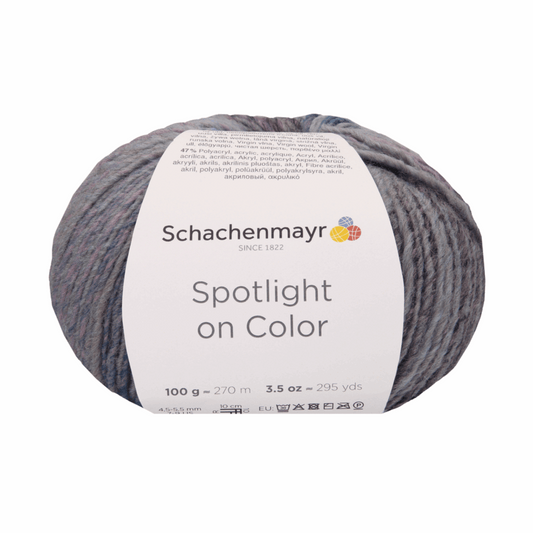 Schachenmayr Spotlight on Farbe 100g, 97010, Farbe grey Farbe 87