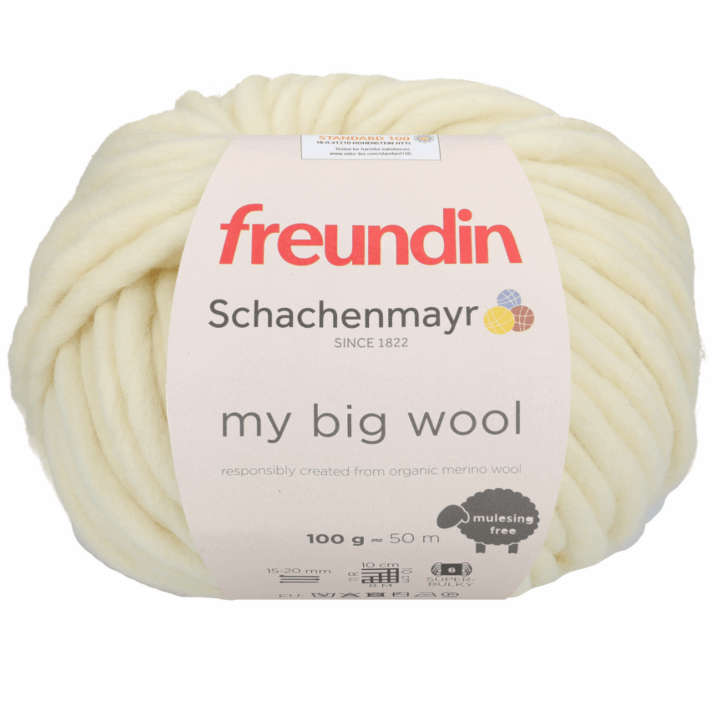 Schachenmayr Big Wool 100g, 97115, Farbe snow 2