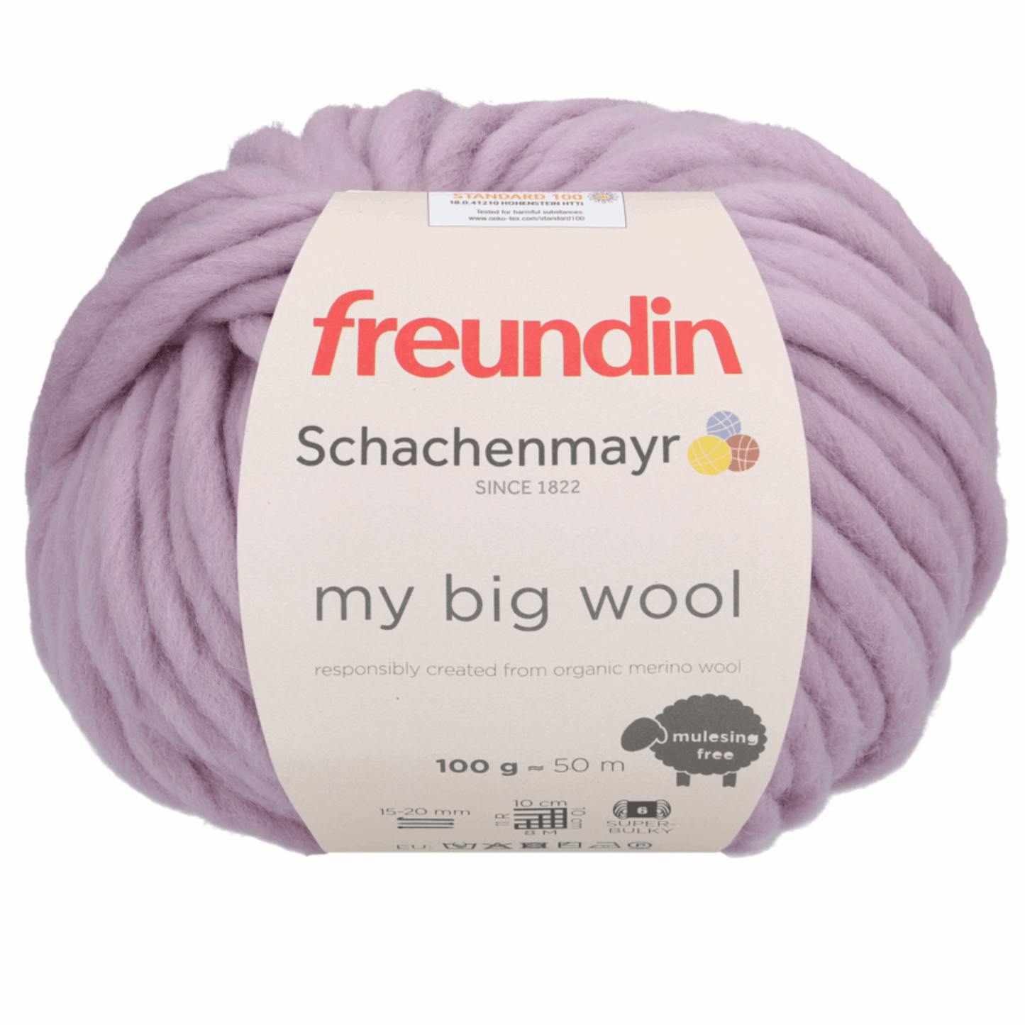 Schachenmayr Big Wool 100g, 97115, Farbe soft lilac 47