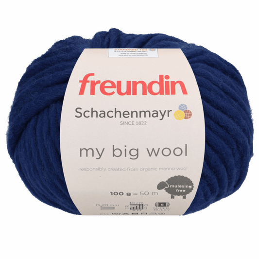 Schachenmayr Big Wool 100g, 97115, Farbe indigo blue 50