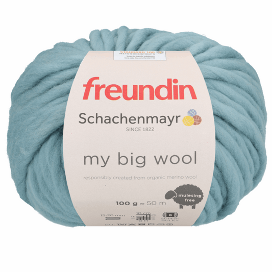 Schachenmayr Big Wool 100g, 97115, Farbe glacier gree 65