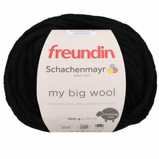 Schachenmayr Big Wool 100g, 97115, Farbe black 99