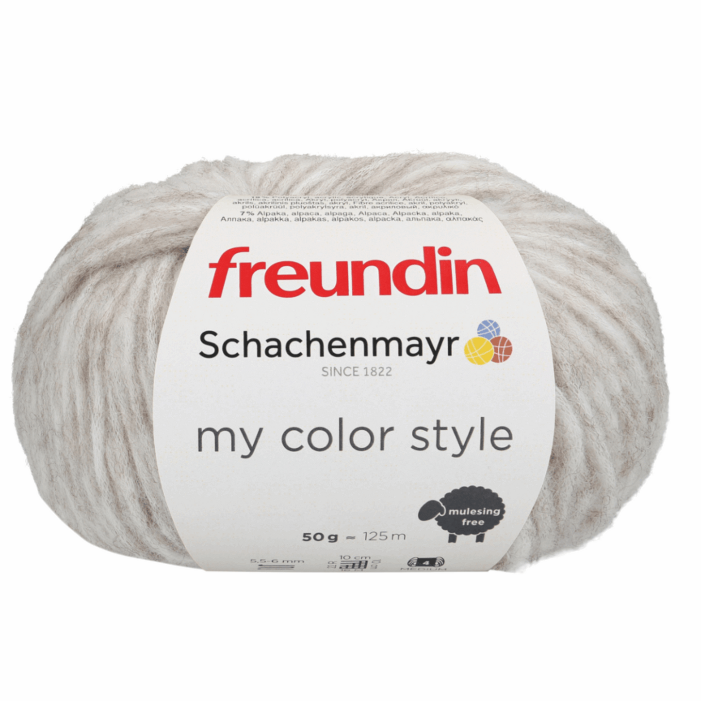 Schachenmayr My Color Style 50g, 97117, color camel melang 5