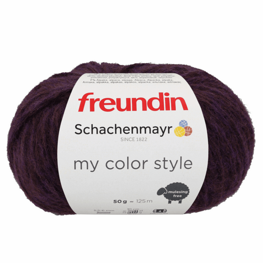 Schachenmayr My Color Style 50g, 97117, Farbe aubergine 49