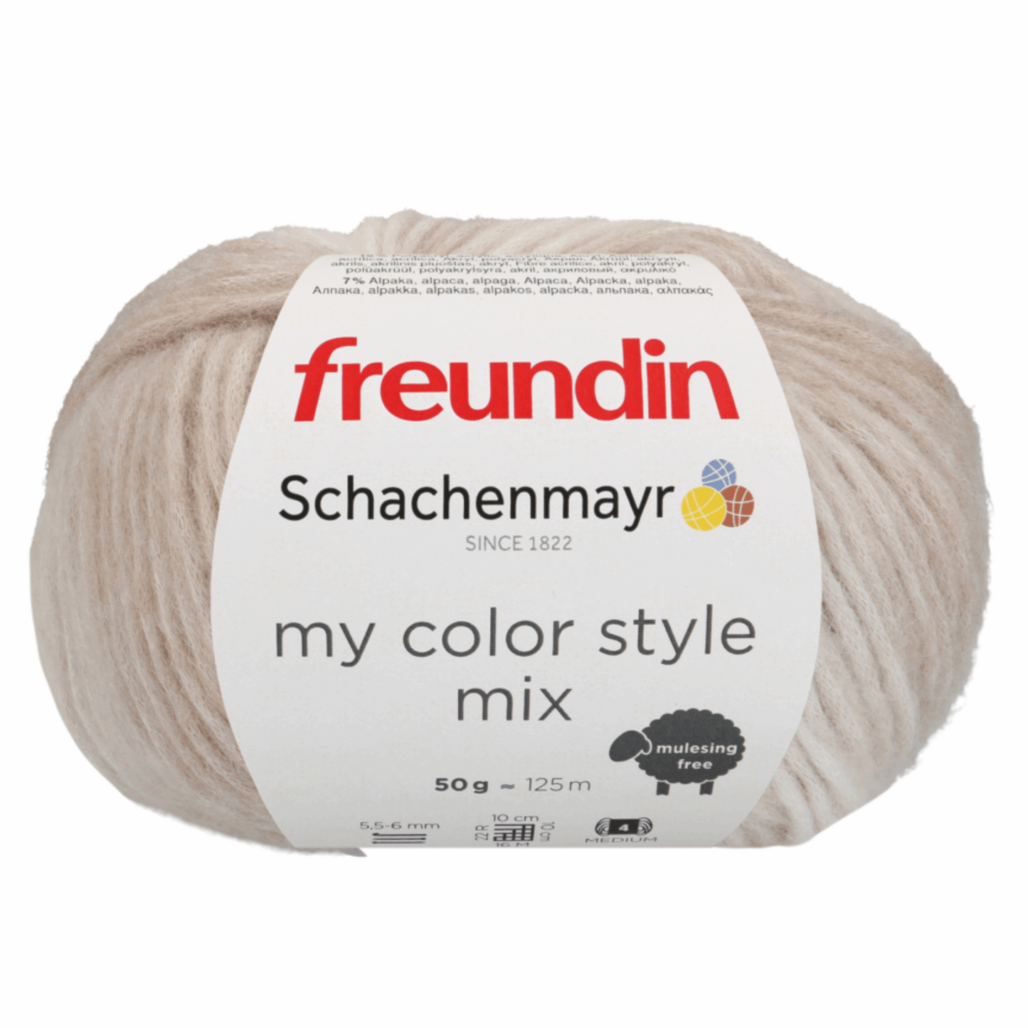 Schachenmayr My Color Style Mix 50g, 97118, Farbe sand 80
