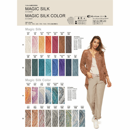 Schoeller-Austermann Magic Silk uni, 50g, 98206, Farbe  13