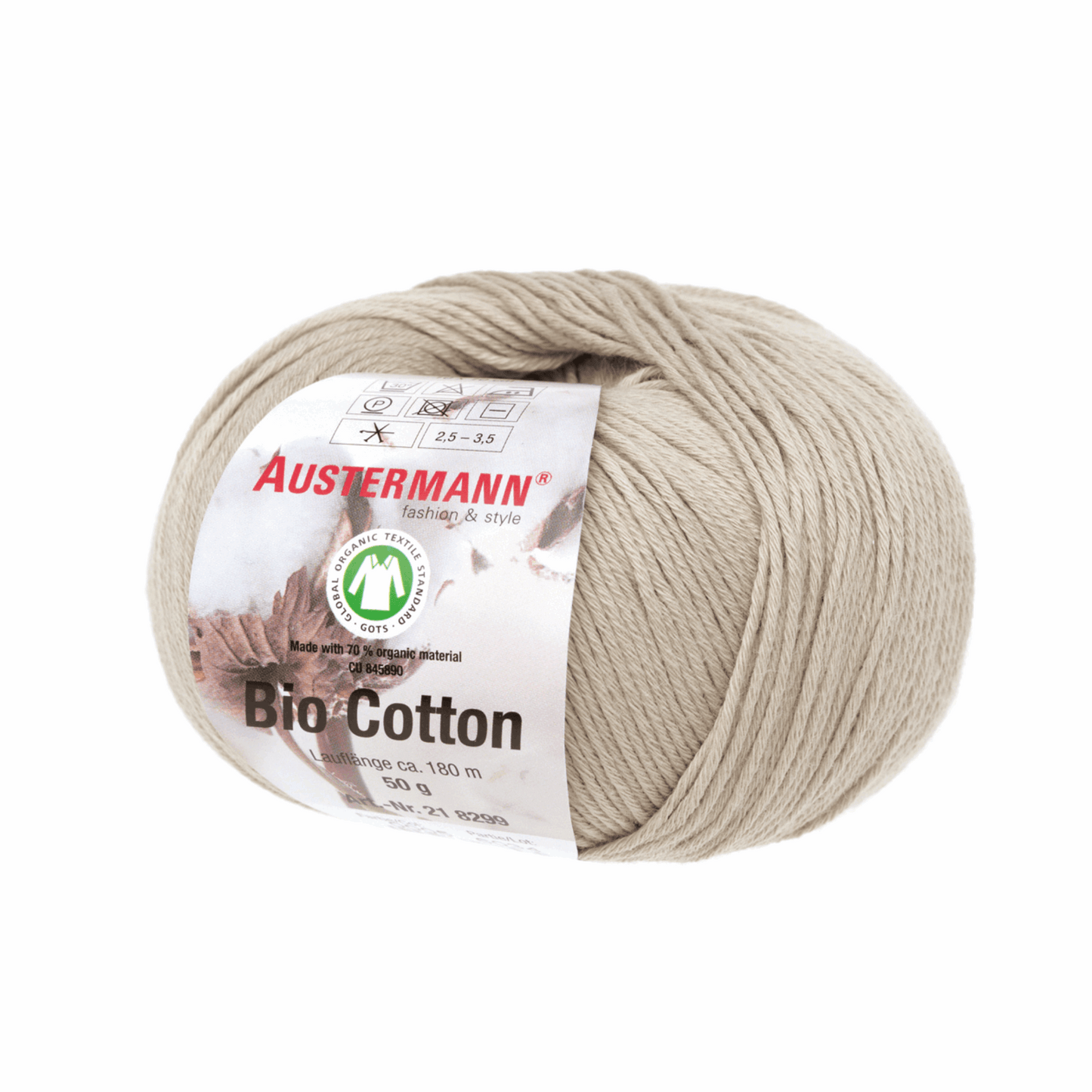 Schoeller-Austermann Gots Organic Cotton, 50g, 98299, color 5