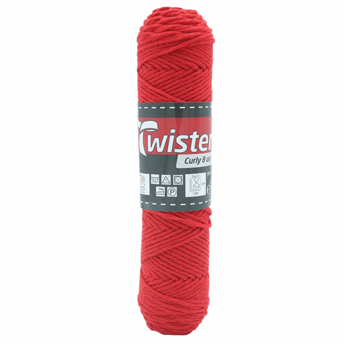 Twister Curly 8 50g, rot, 98302, Farbe 35