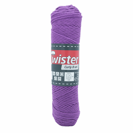 Twister Curly 8 50g, lila, 98302, Farbe 49