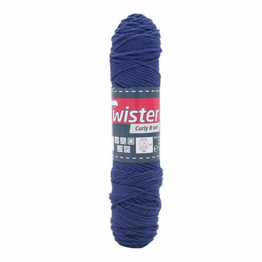 Twister Curly 8 50g, marine, 98302, Farbe 59