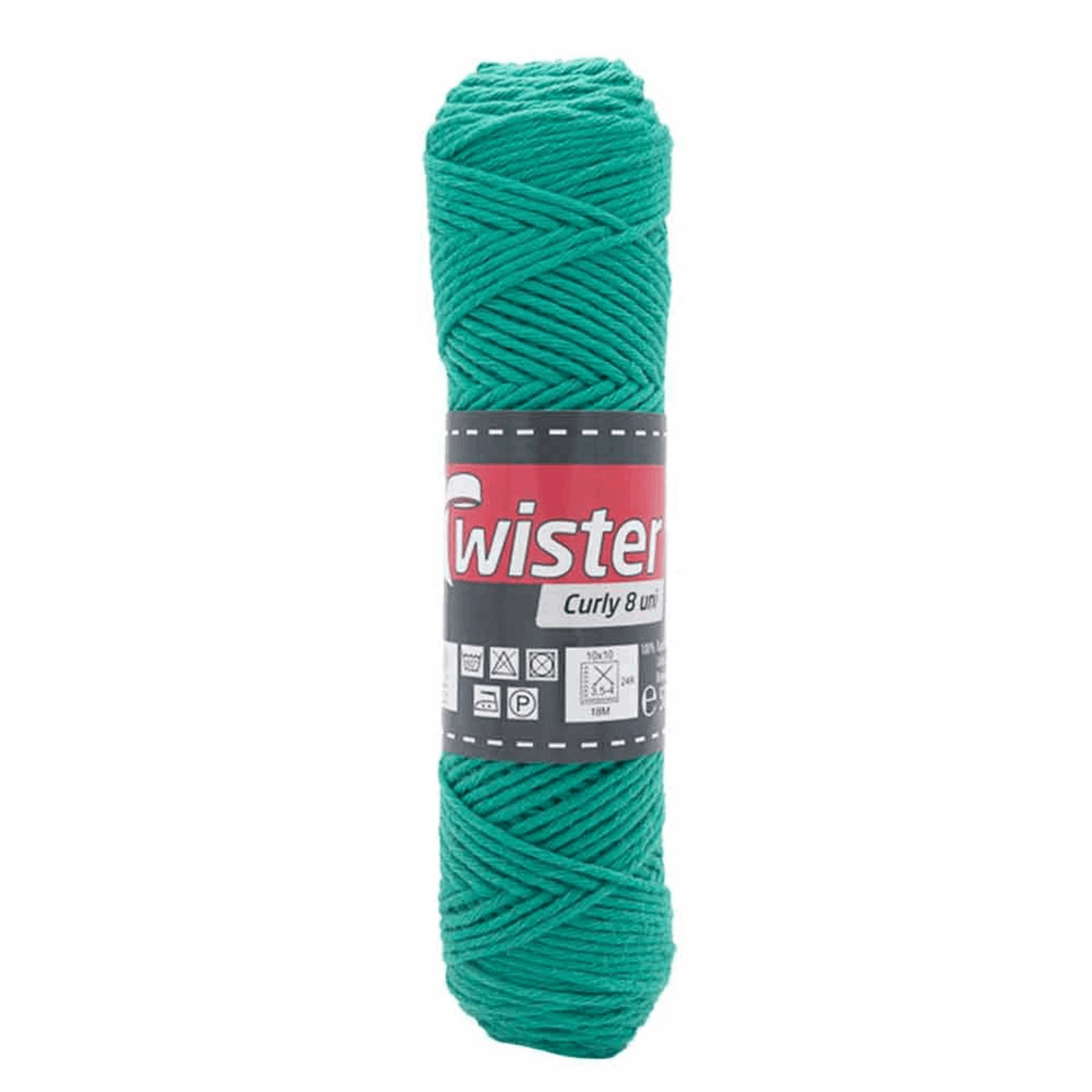 Twister Curly 8 50g, grün, 98302, Farbe 75