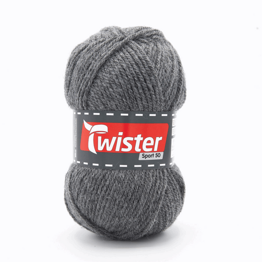 Twister Sport, 50g, 98304, Farbe anthrazit 19