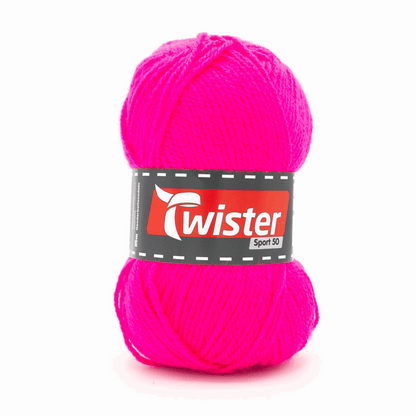 Twister Sport, 50g, 98304, color neon pink 37