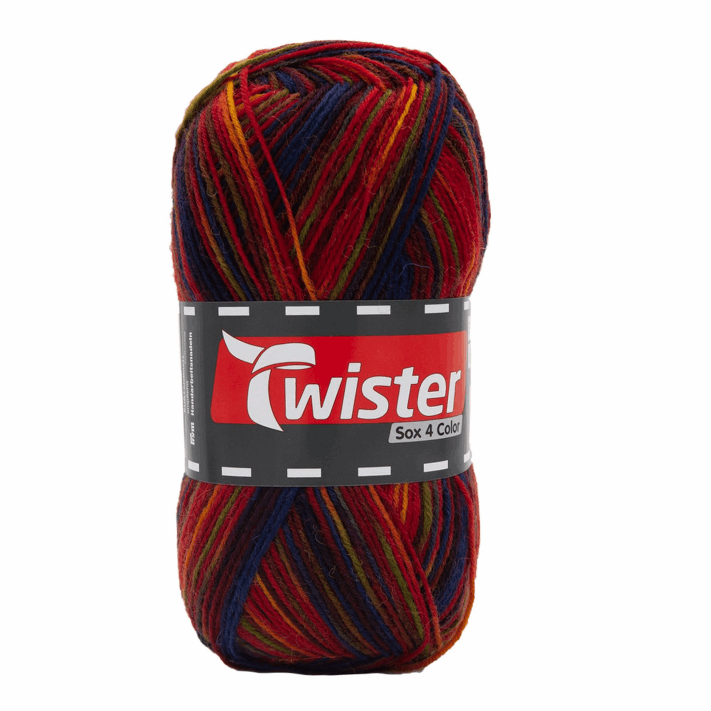 Twister Sox4 Color superwash, red multi, 98306, color 135