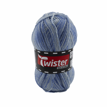 Twister Sox4 Color superwash, fjord multi, 98306, color 154