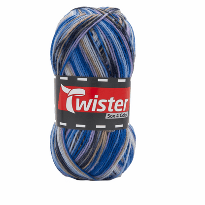 Twister Sox4 Color superwash, marine multi, 98306, color 159