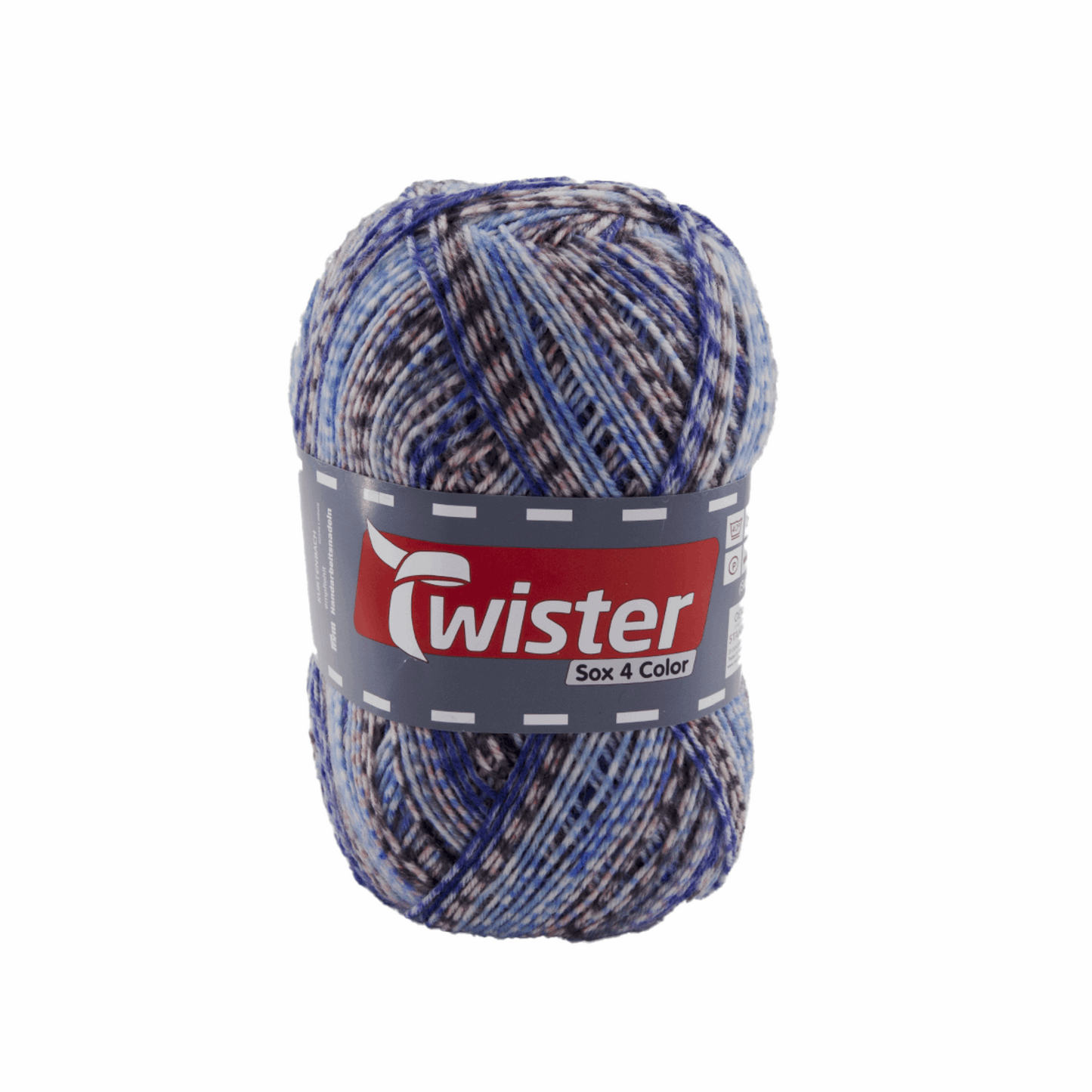 Twister Sox4 Color superwash, rot blau, 98306, Farbe 824
