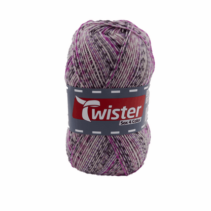 Twister Sox4 Color superwash, rosa violett, 98306, Farbe 826