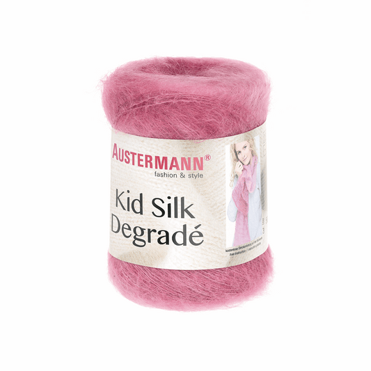 Schoeller-Austermann Kid Silk, Degradee, 50g, 98309, Farbe pink 102