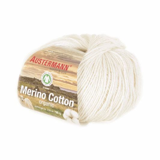 Schoeller-Austermann Gots Merino Cotton, 50g, 98311, Farbe natur 1