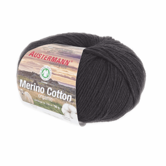 Schoeller-Austermann Gots Merino Cotton, 50g, 98311, Farbe schwarz 2