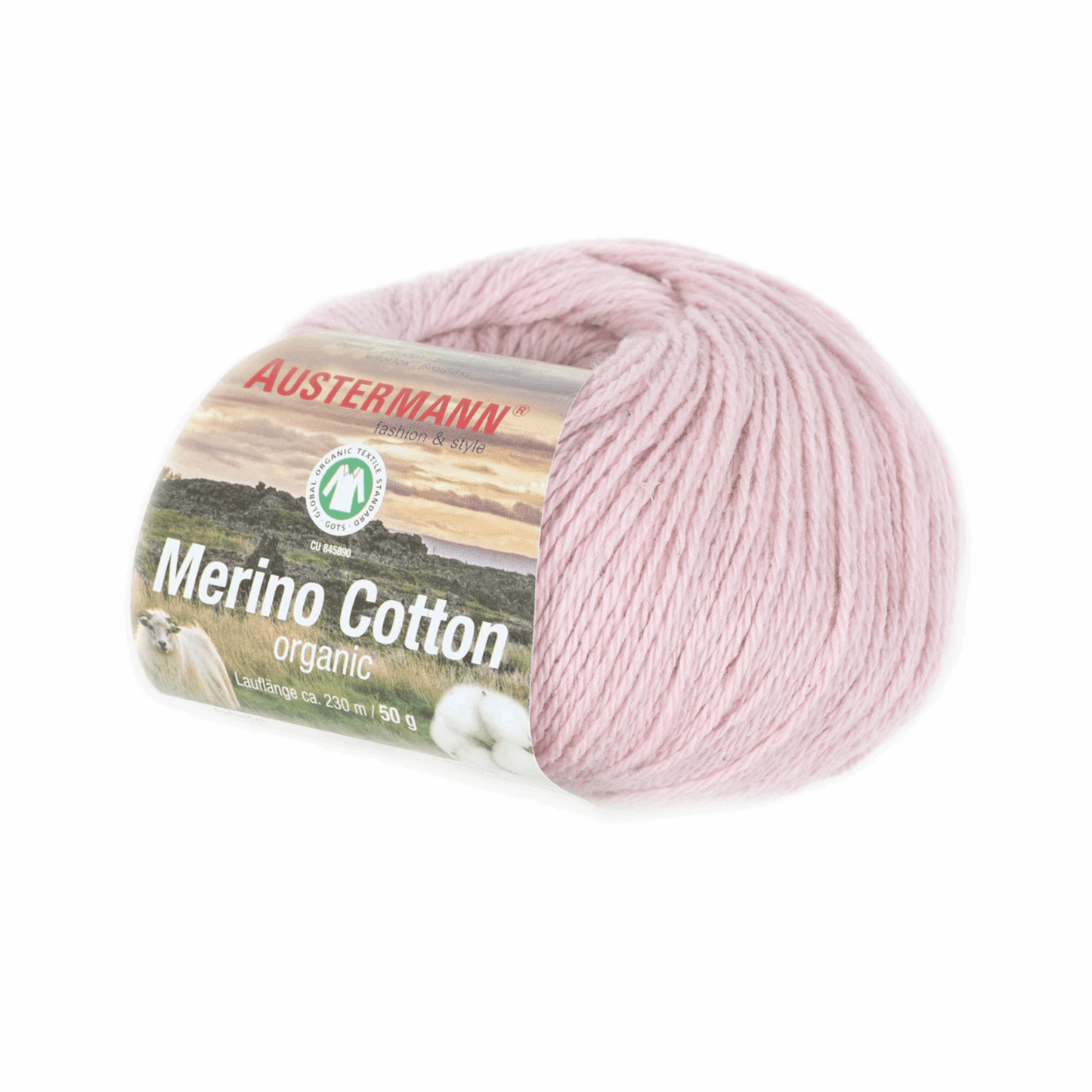 Schoeller-Austermann Gots Merino Cotton, 50g, 98311, Farbe rose 5