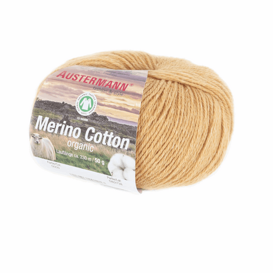 Schoeller-Austermann Gots Merino Cotton, 50g, 98311, color honey 9