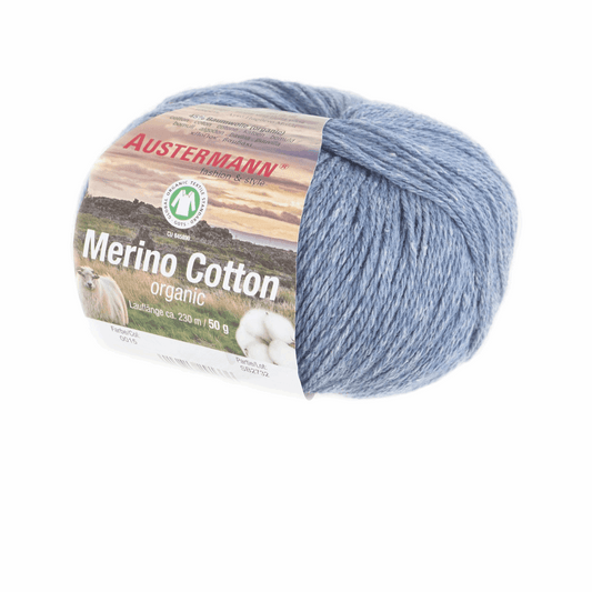 Schoeller-Austermann Gots Merino Cotton, 50g, 98311, color jeans 15
