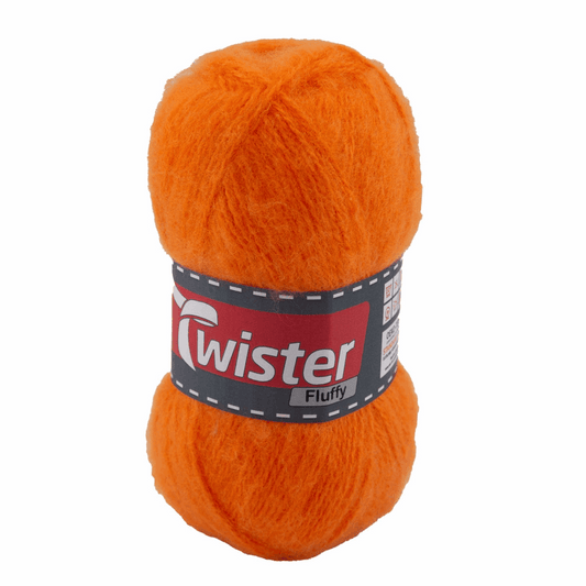 Twister Fluffy, 50g, 98320, color orange 28