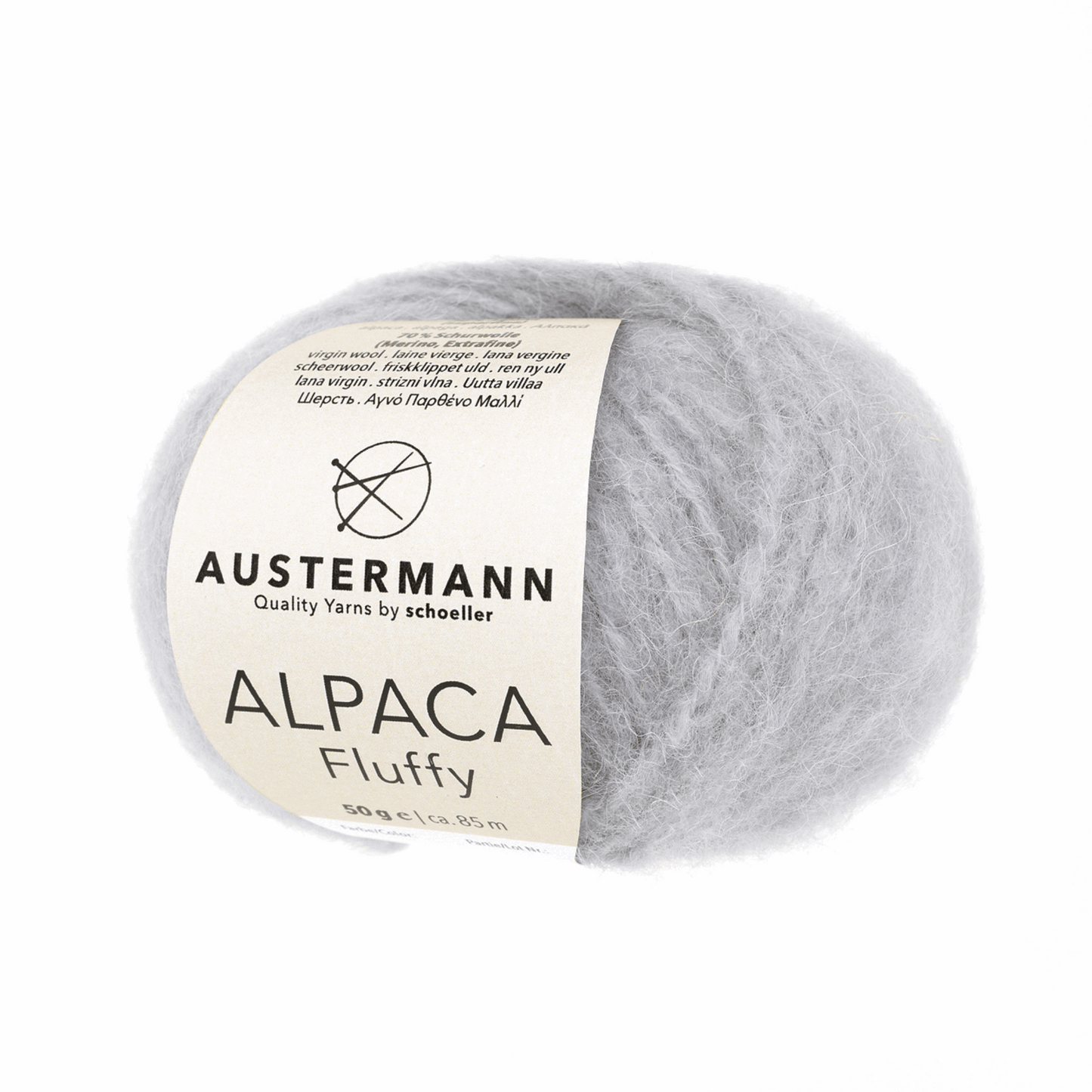 Schoeller-Austermann Alpaca Fluffy, 50g, 98321, Farbe silber 8