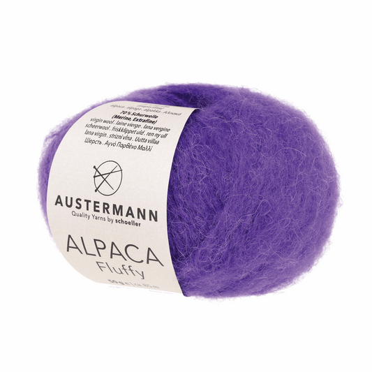 Schoeller-Austermann Alpaca Fluffy, 50g, 98321, color purple 13