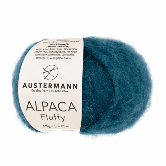 Schoeller-Austermann Alpaca Fluffy, 50g, 98321, Farbe petrol 14