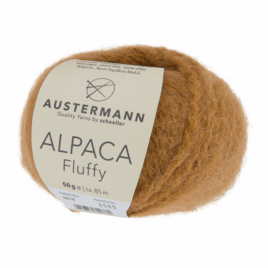 Schoeller-Austermann Alpaca Fluffy, 50g, 98321, Farbe camel 18