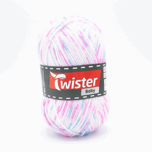 Twister Baby, 50g, 98346, Farbe weiß multi 11