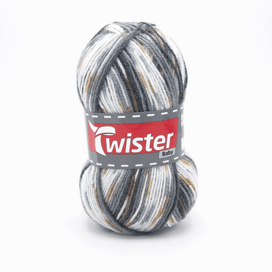 Twister Baby, 50g, 98346, Farbe grau color 97