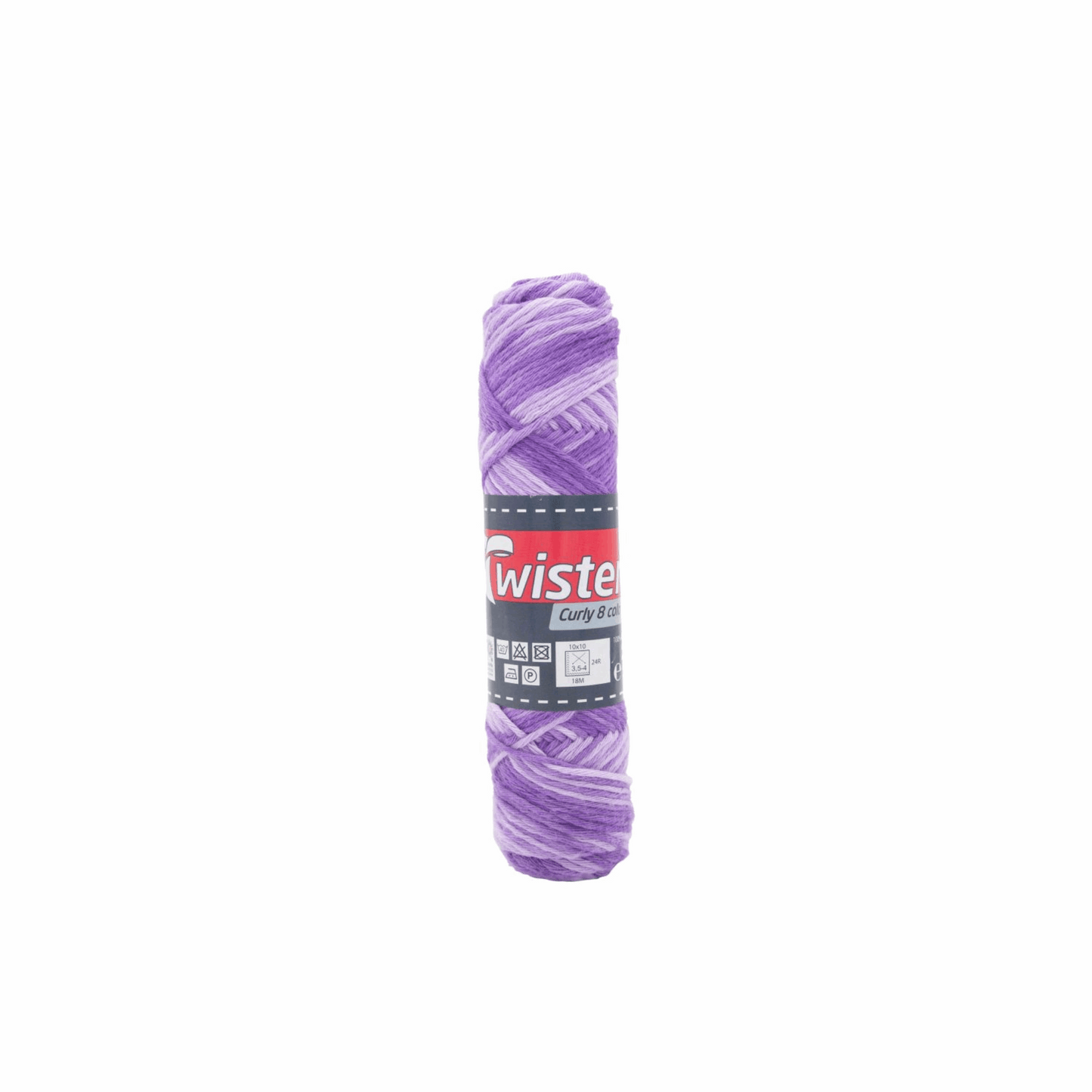 Twister Curly 8-thread, 50g, 98355, color lilac purple 101