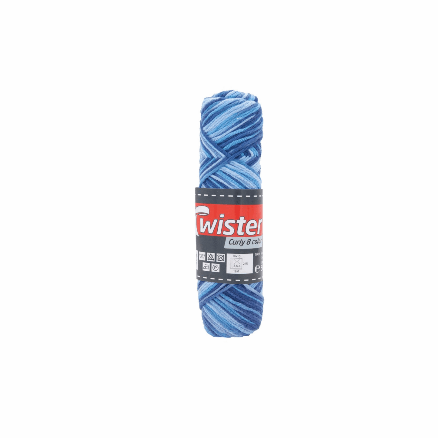 Twister Curly 8fädig, 50g, 98355, Farbe blau royal marine 102