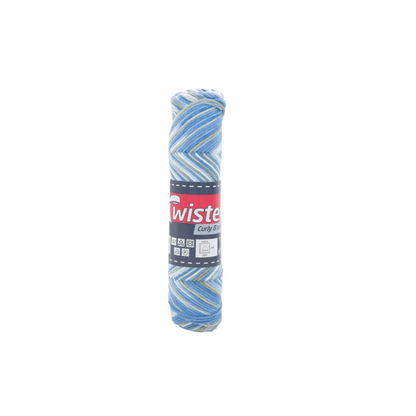 Twister Curly 8-thread, 50g, 98355, color natural gray jeans 106