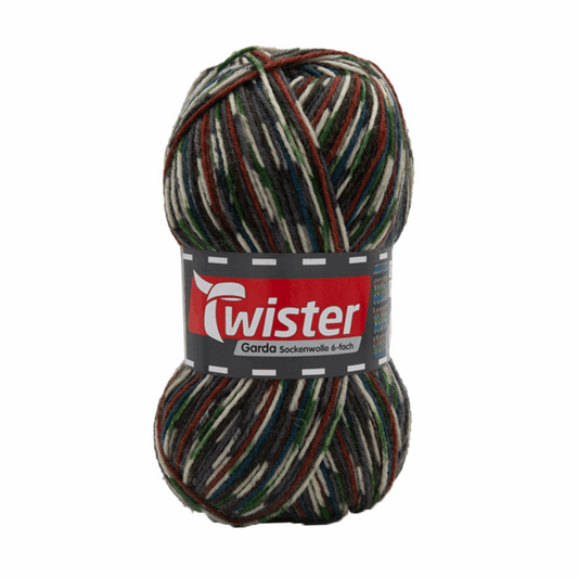 Twister Grada 6fädig 150G, 98530, Farbe earth color 725