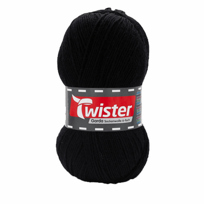 Twister Grada 6fädig 150G, 98530, Farbe schwarz 90
