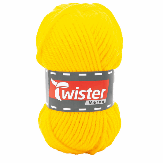 Twister Meran 100g, 98534, Farbe gelb 25
