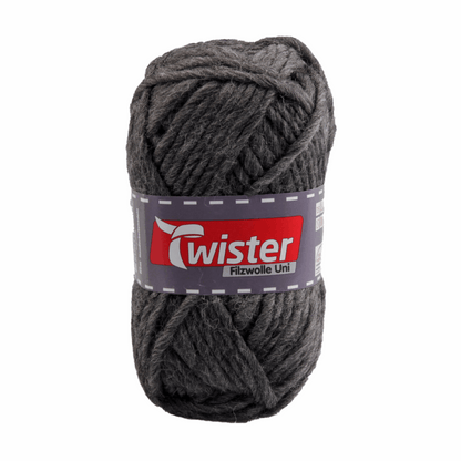 Twister felting wool 50G, 98535, color gray mottled 19