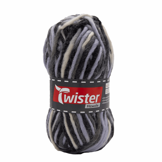Twister Filzwolle Color 50G, 98536, Farbe granit 115
