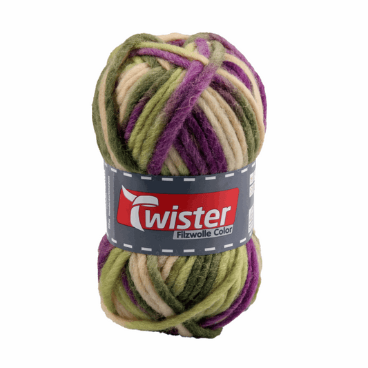 Twister felting wool Color 50G, 98536, color forest 172