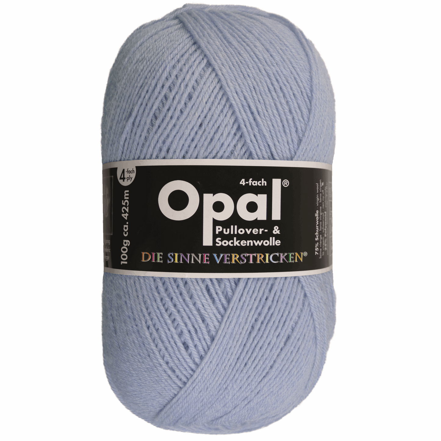 Opal plain 4 threads. 100g 2011/12, 97760, color sky blue 9932