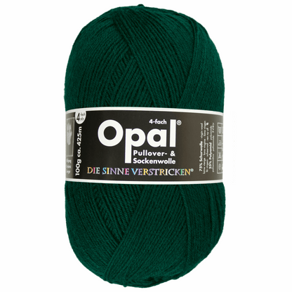 Opal plain 4 threads. 100g 2011/12, 97760, color forest green 9933