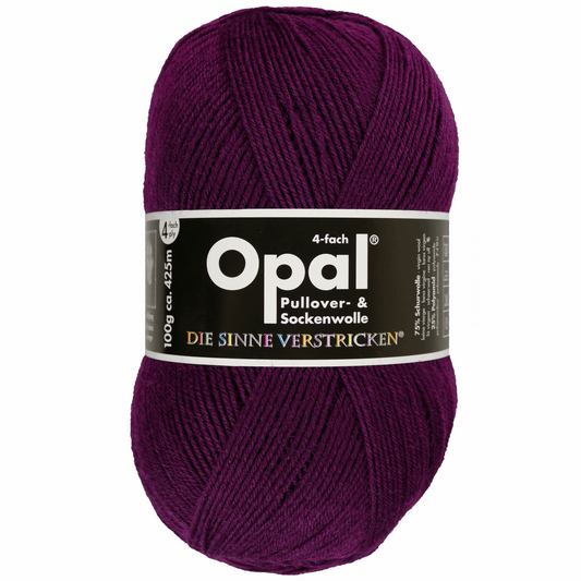 Opal uni 4fädig. 100g 2011/12, 97760, Farbe beere 9938
